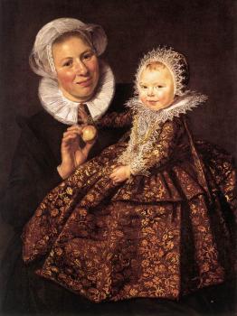 弗朗斯 哈爾斯 Catharina Hooft with her Nurse 弗朗斯 哈爾斯 Catharina Hooft with her Nurse